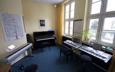 Raum Weiss Klavier